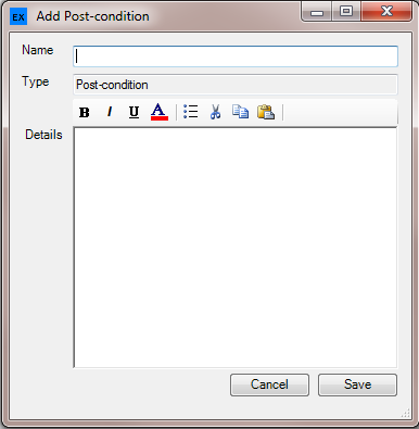 AddPostCondition