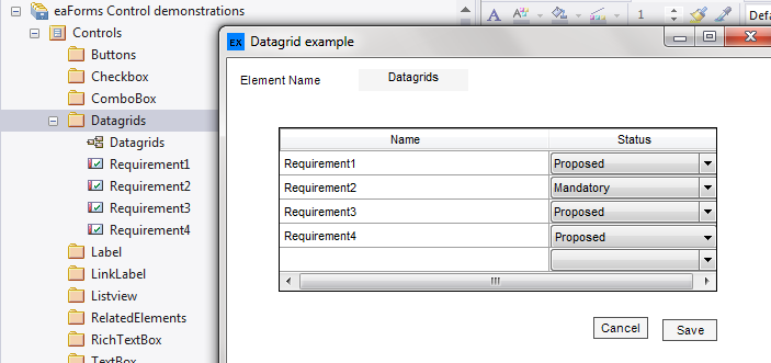 DatagridOfRequirements