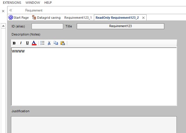 ReadOnlyTabs