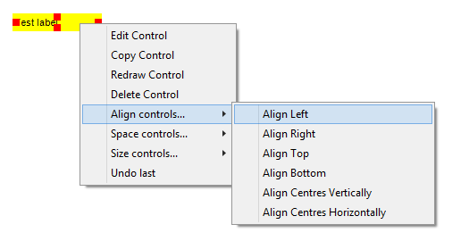 SelectedControlsContextAlignMenu