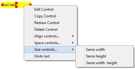 SelectedControlsContextSizeMenu